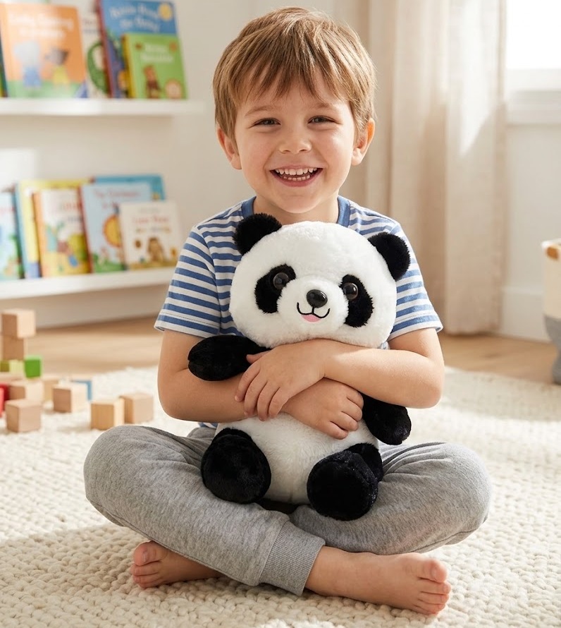 Panda Plush Toy – 23 CM Soft, Adorable & Perfect for Panda Lovers