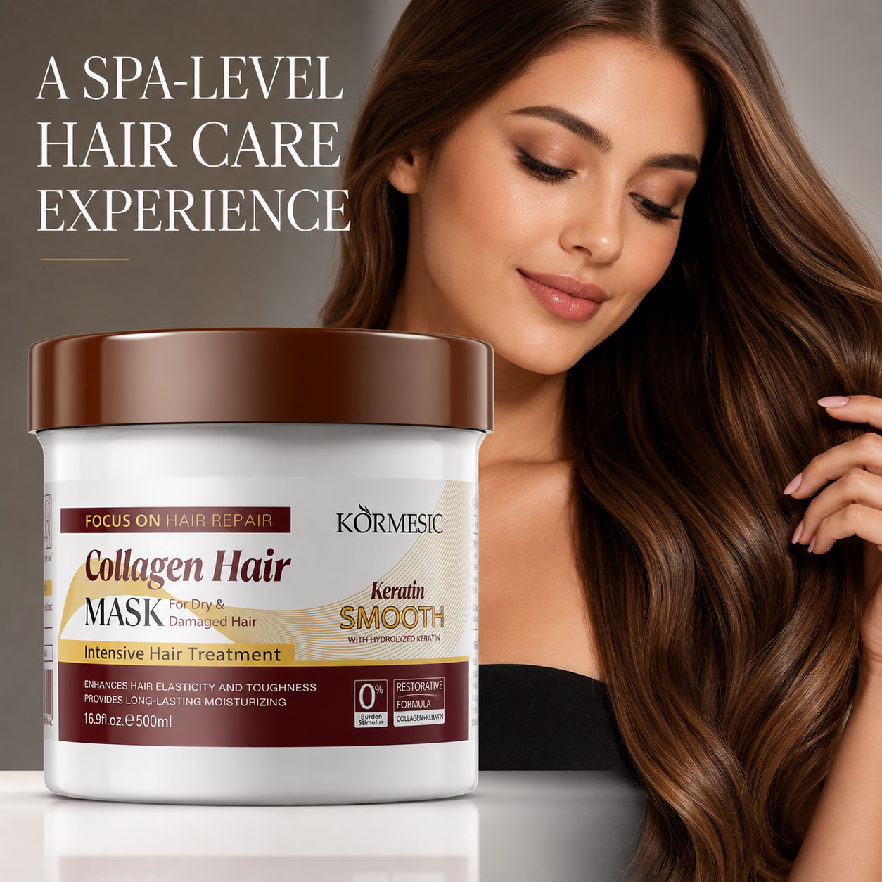 KORMESIC Collagen Keratin Smooth Intensive Hair Mask – 500ml